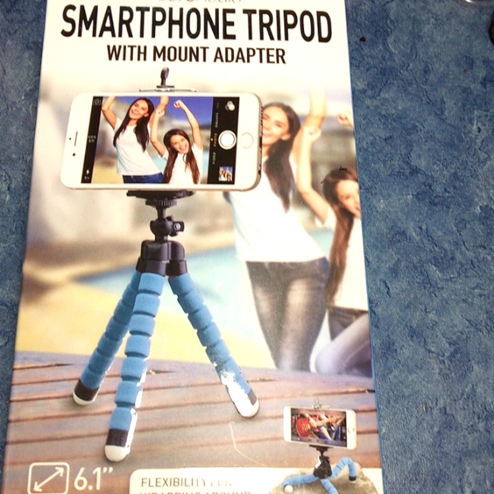Smart phone tripod with mount adapter